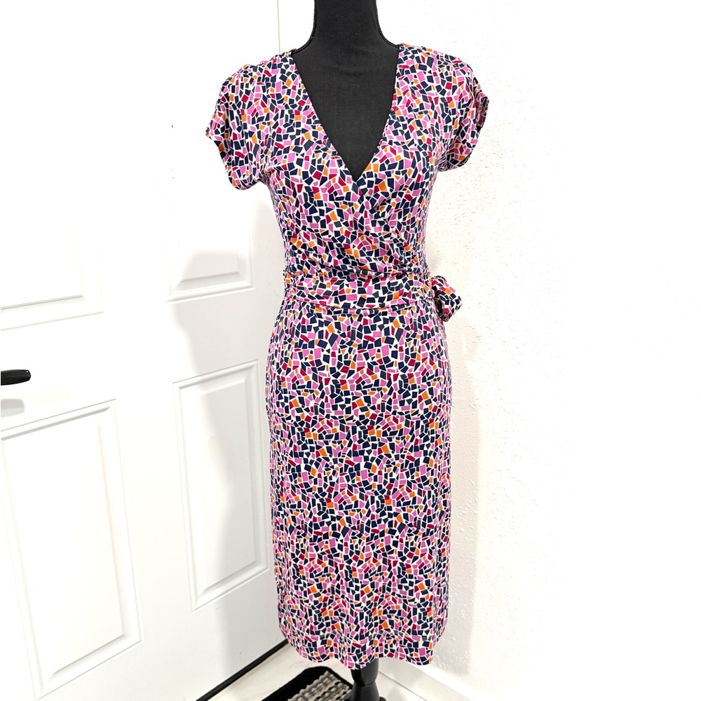 Banana Republic NEW Multicolor Mosaic Midi‎ Dress XS